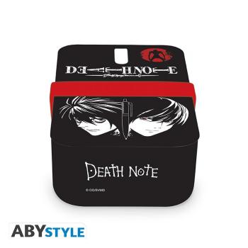 Death Note - Bento-Box - "Kira vs L" Sie brauchen einen vollen Bauch, um während Ihrer hektischen Untersuchungen richtig denken zu können! Packen Sie Ihr Mittagessen ein und nehmen Sie es überall mit. Vielleicht liegt das Geheimnis Ihrer Untersuchung in d